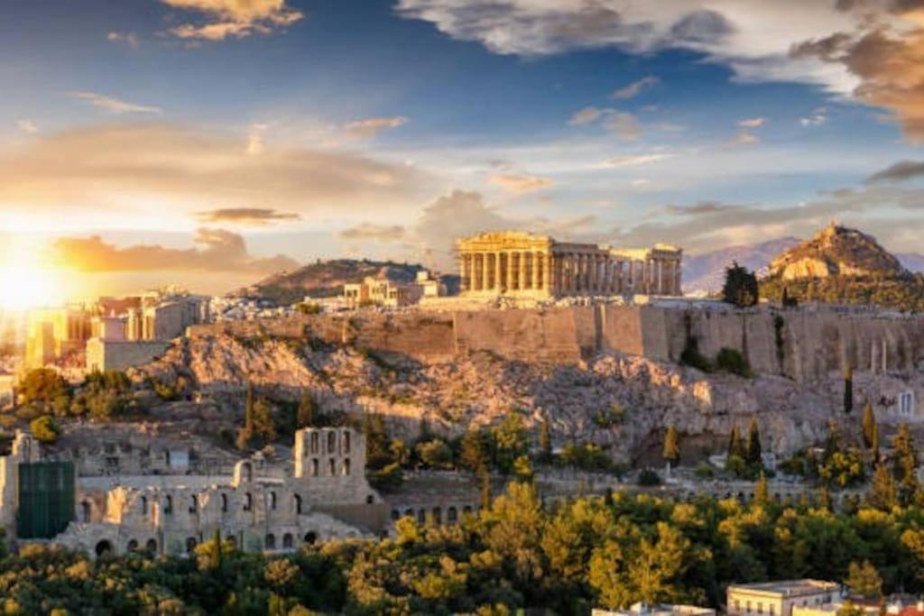 The Acropolis Metro Station Flat Atenas Exterior foto